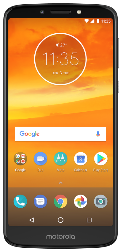 Смартфон Motorola Moto E5 Plus 3/32 ГБ, Dual nano SIM, серый