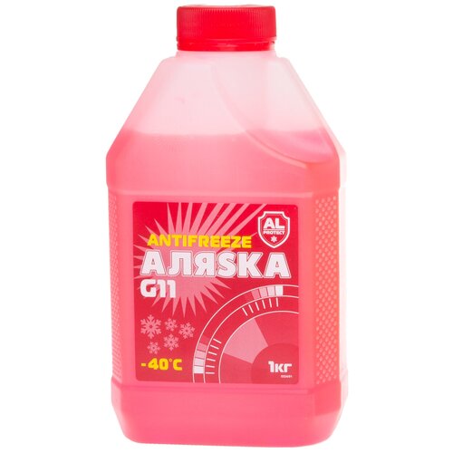 Антифриз Аляска Antifreeze G11 Готовый -40c Красный 10 Л 5528 Аляска арт. 5528