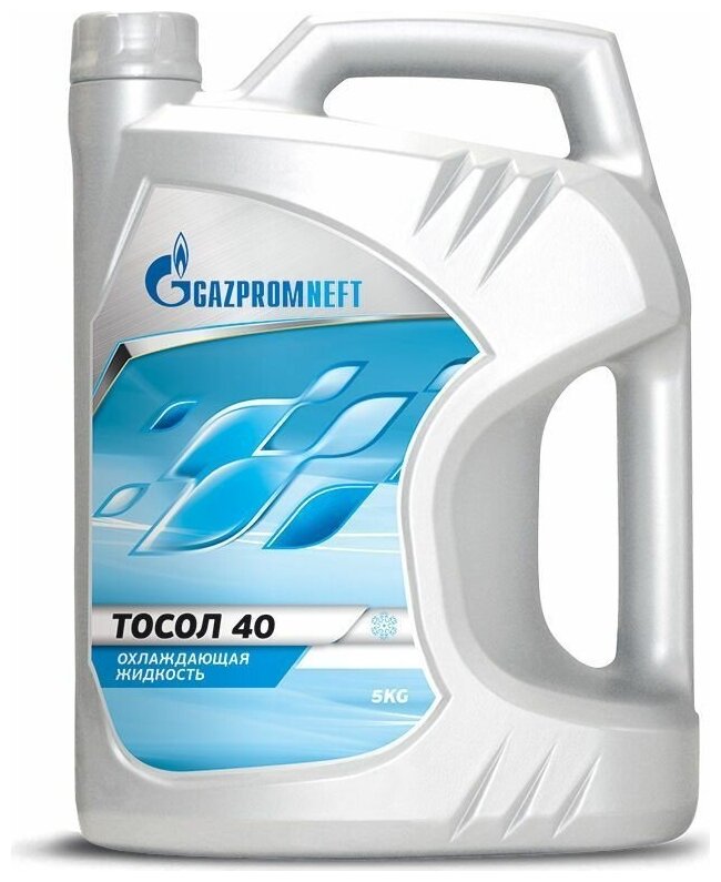 Тосол Gazpromneft 40 Готовый -40c Синий 5 Кг 2422220110 Gazpromneft2422220110