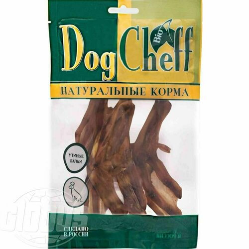 Лакомство для собак натуральное Dog Cheff Лапы утиные, 75 г