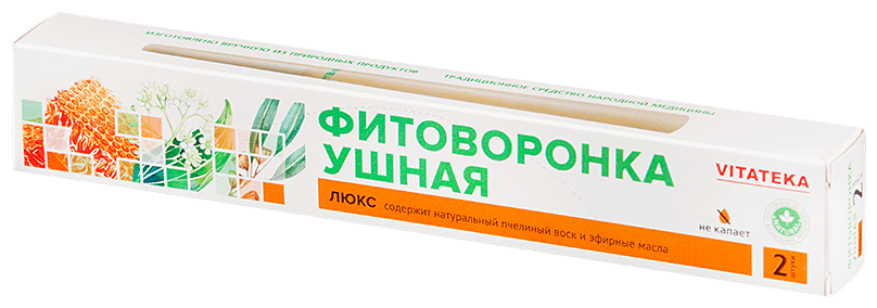 Фитоворонка Vitateka ушная Люкс, 2 шт.