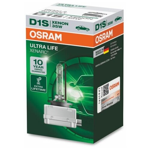 Лампа автомобильная ксеноновая OSRAM XENARC ULTRA LIFE D1S 66140ULT 35W 1 шт.