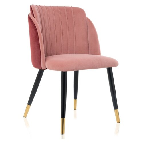 фото Стул на металлокаркасе woodville orly coral / red