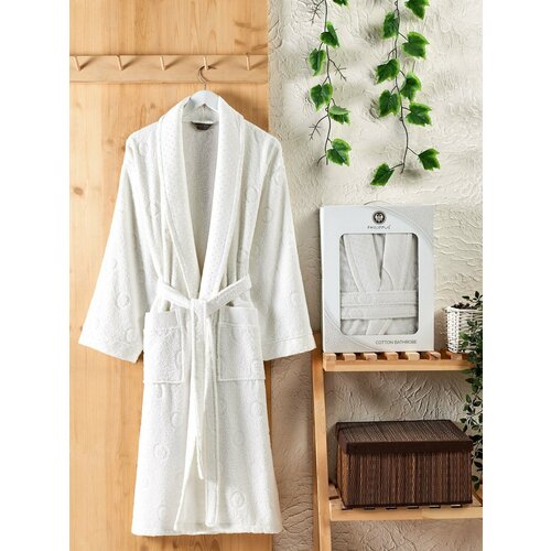 фото Халат philippus, размер 2xl, экрю, белый