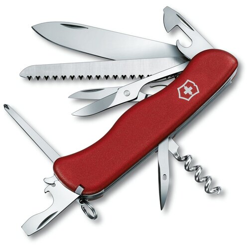 фото Нож многофункциональный victorinox outrider (0.9023) красный
