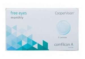 Контактные линзы CooperVision Free eyes monthly, 3 шт., R 8,6, D -11,5