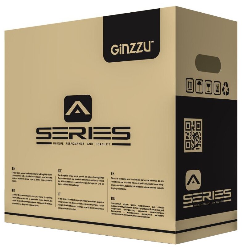 Ginzzu A180 2*USB 2.0,AU w/o PSU - фото №6