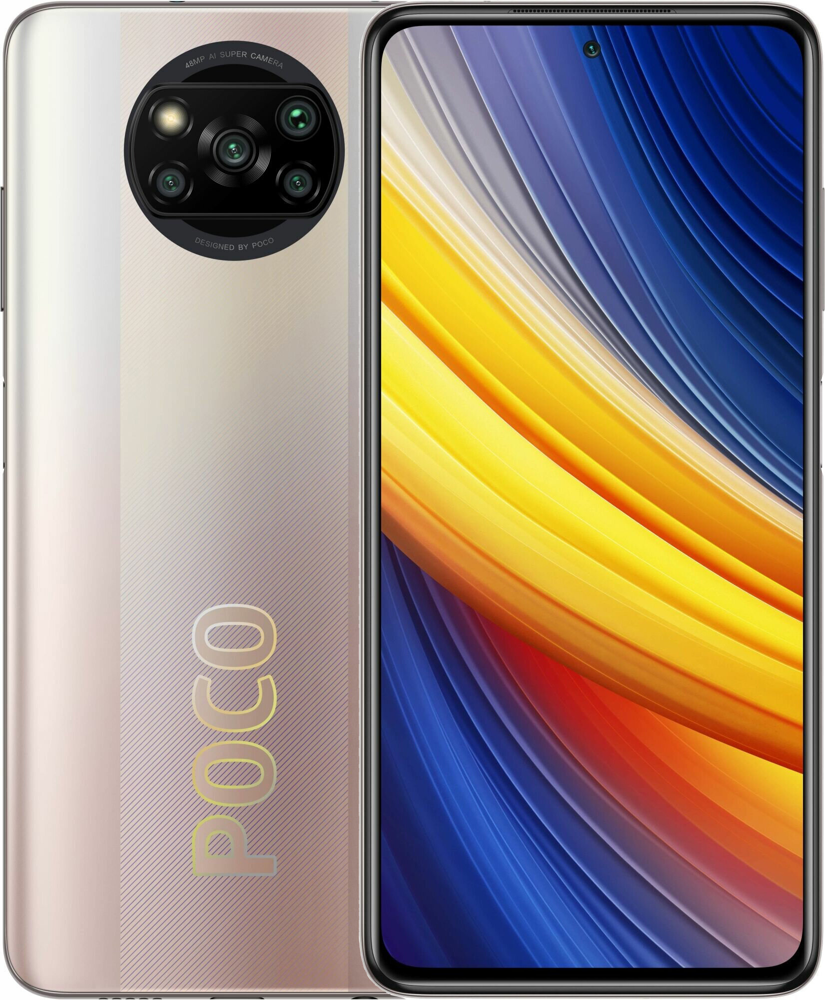 Смартфон Xiaomi POCO X3 Pro 8/256 ГБ Global, Dual nano SIM, сверкающая бронза