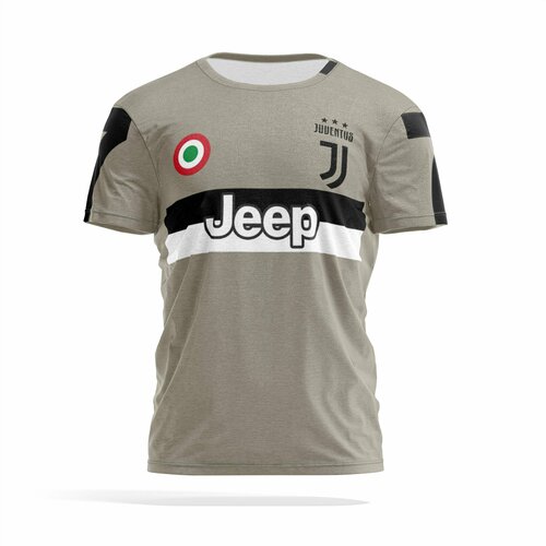 футболка взрослая ювентус 2019 2020 гостевая Футболка PANiN Brand, размер 40/42, белый, черный