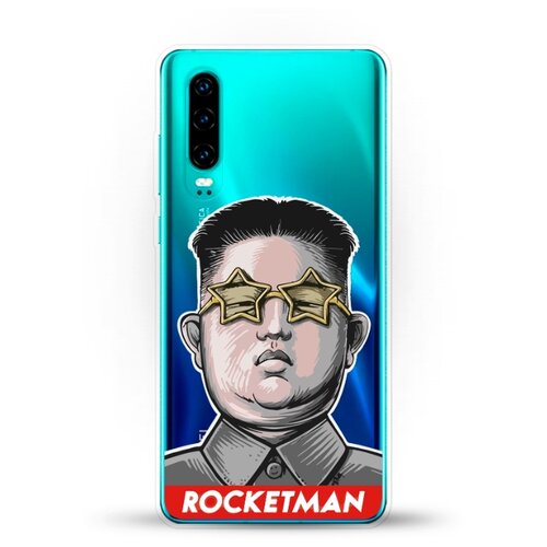 фото Силиконовый чехол rocketman на huawei p30 andy & paul