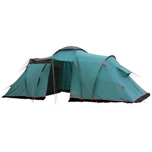 палатка кемпинговая трехместная tramp ranger 3 v2 зелeный Палатка кемпинговая Tramp BREST 6 V2, зелeный