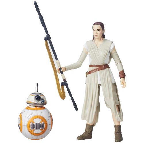 Фигурка Hasbro Звездные войны: Чёрная серия. Рей и BB-8 (B3836), 15 см фигурка башкотряс болванчик виниловый звездные войны рей star wars force awakens rey vinyl bobblehead 18 см