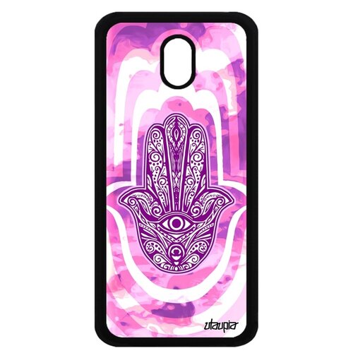 фото Чехол для самсунг галакси j3 2017 французский дизайн рука фатимы оберег защита utaupia