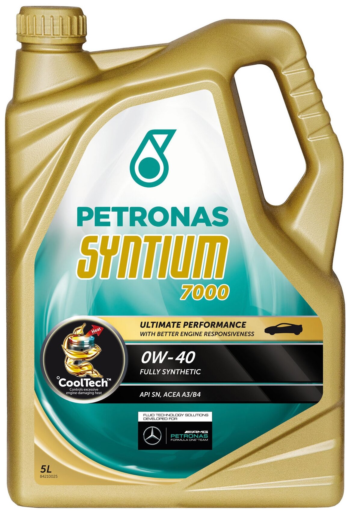 PETRONAS 70001M12EU SYNTIUM 7000 0W40 5L 1шт