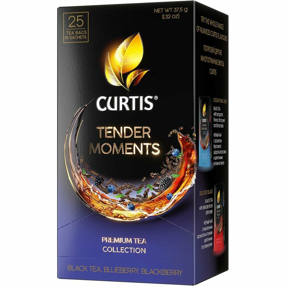 Чай черный Curtis Tender Moments 25*1.5г Май - фото №9
