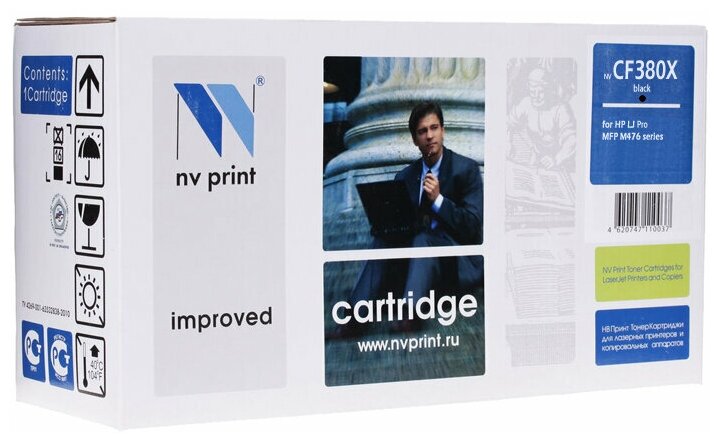 Расходный материал для печати NV-Print NV-CF380XBk