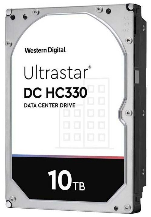 Внутренний HDD диск WD Ultrastar DC HC330 10TB, SATA3, 3.5" (WUS721010ALE6L4)