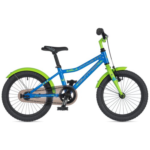 фото Детский велосипед author stylo 16 (2020) blue/green 9" (требует финальной сборки)