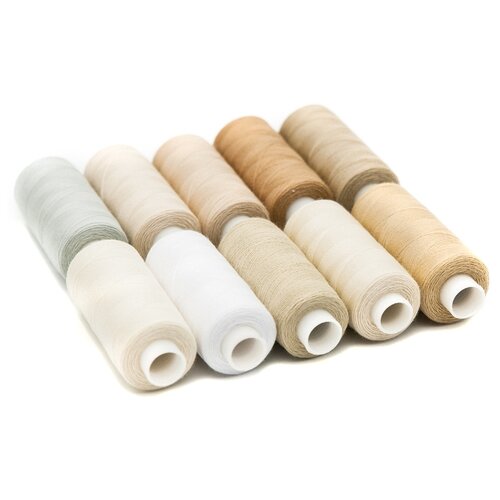 фото Набор ниток 'bestex' 40/2, 400ярд, 10шт/упак, ассорти 'бежевый микс'