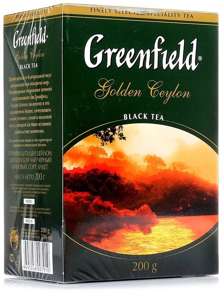 Чай черный Greenfield Golden Ceylon листовой, 200 г - фото №17