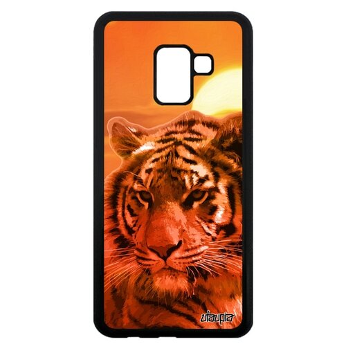 фото Чехол на мобильный galaxy a8 2018, "царь тигр" сибирь свирепый utaupia