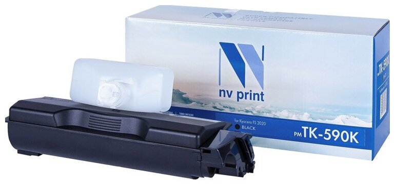 Картридж NV Print TK-590 Black для Kyocera, 7000 стр, черный