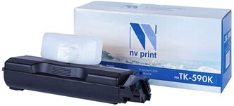 Картридж NV Print TK-590 Black для Kyocera, 7000 стр, черный