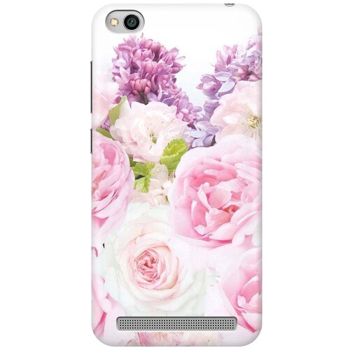 фото Cиликоновый чехол на xiaomi redmi 5a / сяоми редми 5а с принтом "розовый букет" gosso