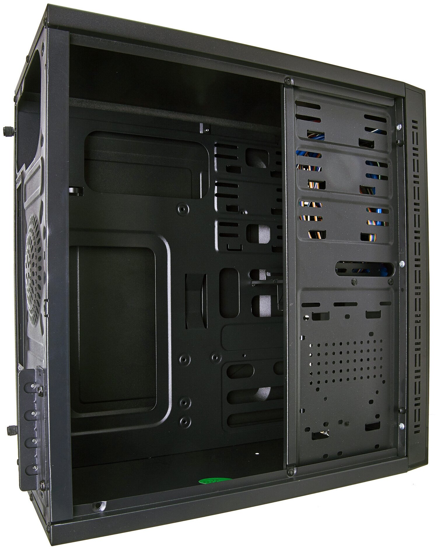 Корпус mATX Exegate EX278430RUS minitower, XP600, Black, 120mm, 3*USB+1*USB3.0, Audio, black - фото №2
