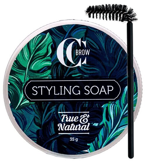 CC Brow True&Natural мыло для укладки бровей Styling Soap, 35 мл, 35 г, прозрачный