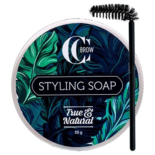 CC Brow True&Natural мыло для укладки бровей Styling Soap, 35 мл, 35 г, прозрачный мыло для бровей eclat мыло для укладки бровей со щеточкой eyebrow styling soap