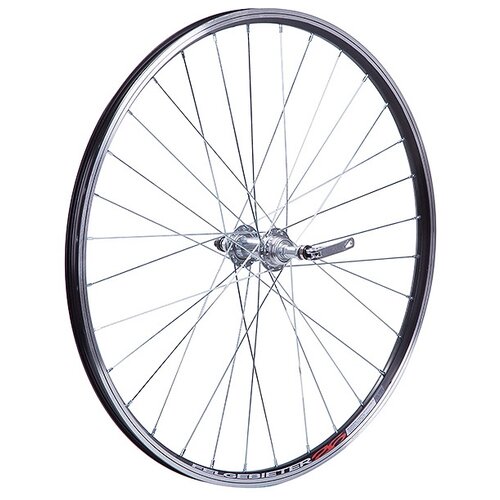 колесо для велосипеда заднее 24 серебристый felgebieter x82333 Колесо для велосипеда заднее Felgebieter Х95078 26 черный/серебристый