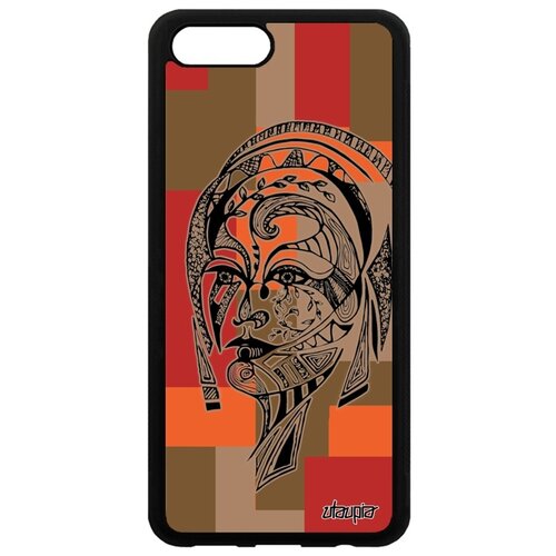 фото Чехол на телефон honor v10 / view 10, "портрет женщины" этнический лицо utaupia