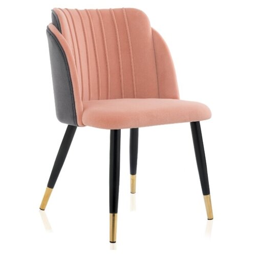 фото Стул на металлокаркасе woodville orly pink / grey