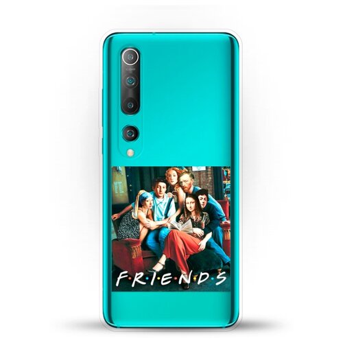 фото Силиконовый чехол друзья на xiaomi mi 10 andy & paul