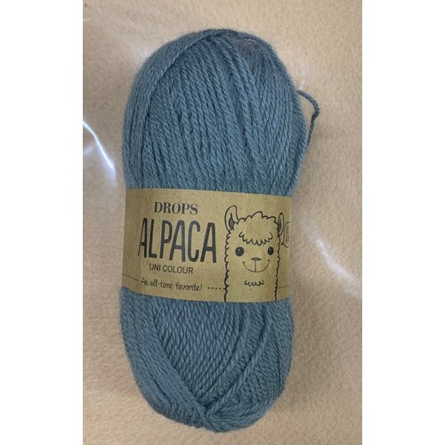 Drops alpaca uni colour 100% альпака; 50гр-167м(1 моток)