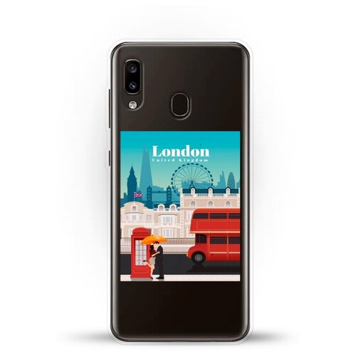 фото Силиконовый чехол london на samsung galaxy a30 andy & paul