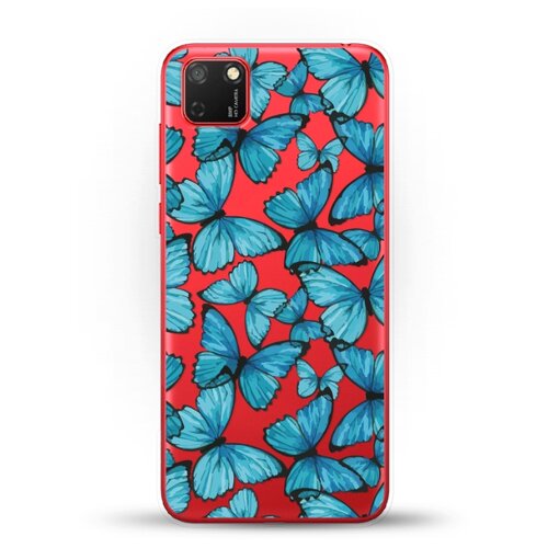 фото Силиконовый чехол бабочки на huawei y5p andy & paul