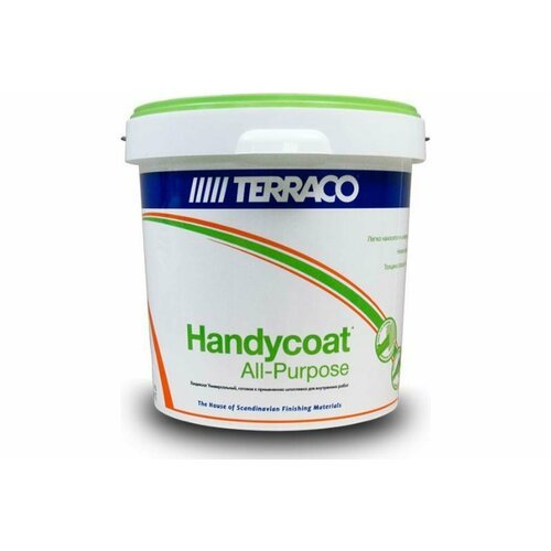 TERRACO HANDYCOAT ALL PURPOSE шпатлевка финишная легкого шлифования для внутренних работ (3,5кг) terraco handycoat exterior шпатлевка финишная для фасадных работ 25кг