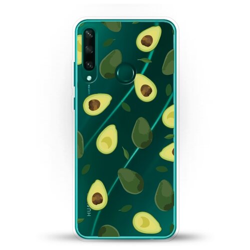 фото Силиконовый чехол узор из авокадо на huawei y6p andy & paul