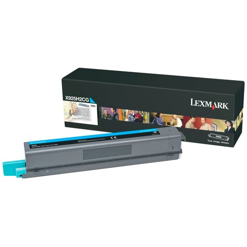 Картридж Lexmark X925H2CG, 7500 стр, голубой