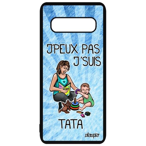 фото Чехол на galaxy s10 plus, "не могу - стала тетей!" семья шутка utaupia