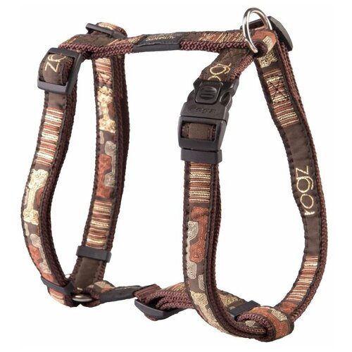 Шлейка Rogz Fancy Dress L (SJ03), обхват шеи 34-56 см, mint dog