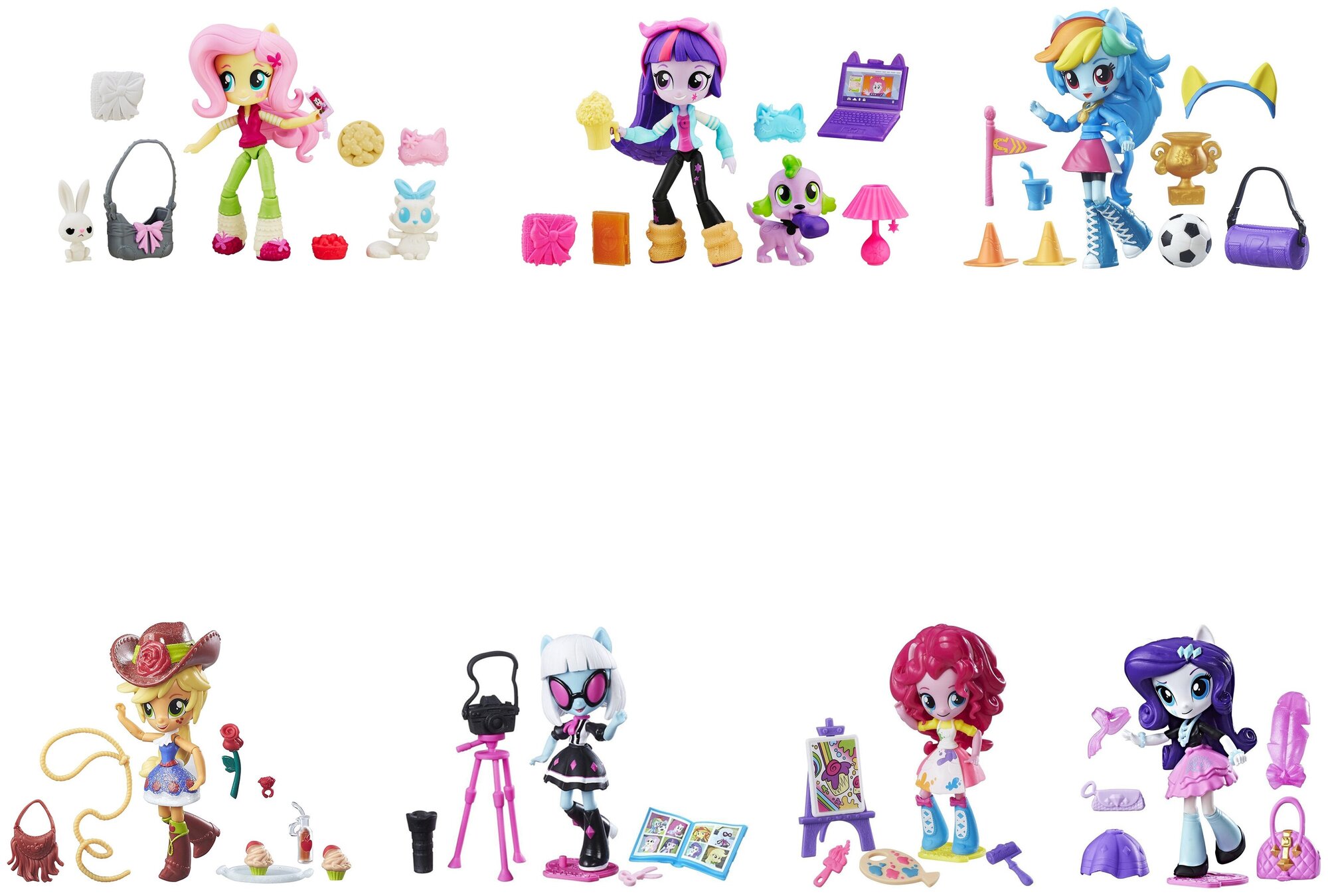 Мини-кукла My Little Pony Equestria Girls с аксессуарами, 12 см, B4909 ...