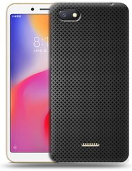 Дизайнерский силиконовый чехол для Xiaomi RedMi 6A Металл