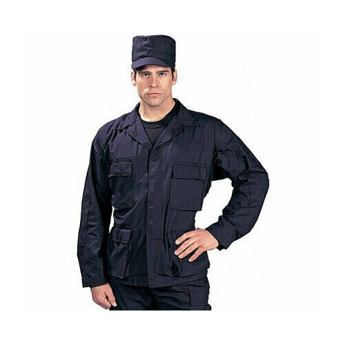 фото Рубашка rothco, размер 48, синий