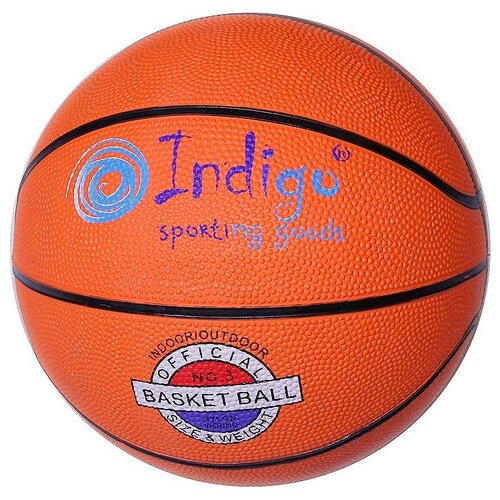 фото Баскетбольный мяч indigo 7300-3-tbr, р. 3 оранжевый