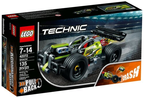 LEGO Technic 42072 Зеленый гоночный автомобиль, 135 дет.