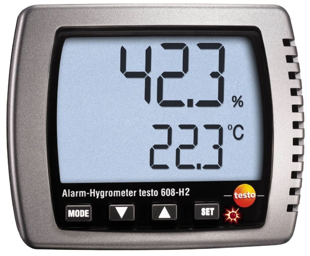 Термогигрометр с функцией сигнализации и поверкой Testo 608-H2 0560 6082П