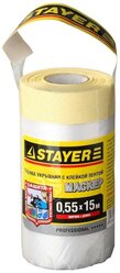 Защитная пленка STAYER 12255-055-15, 15 м, прозрачный